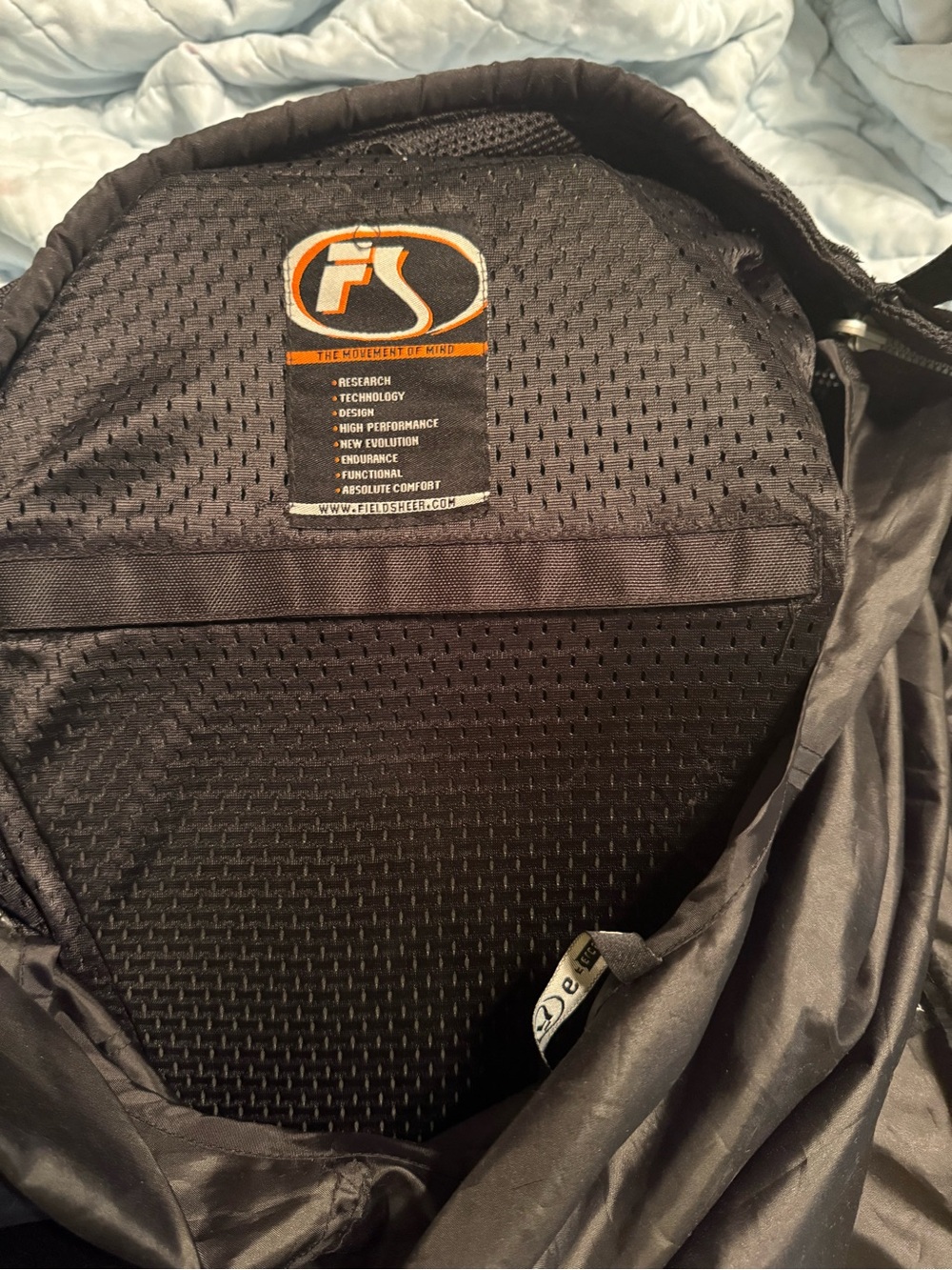 Women's Black and Gray Mesh Performance Jacket - Picture 14 of 16